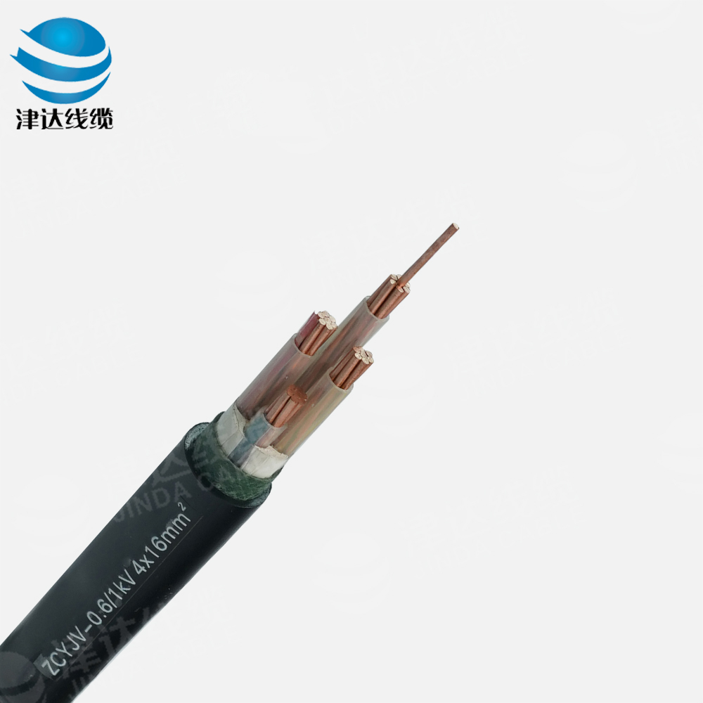 ZC-YJV 4*16銅芯交聯(lián)聚乙烯絕緣聚氯乙烯護套阻燃C類電力電纜