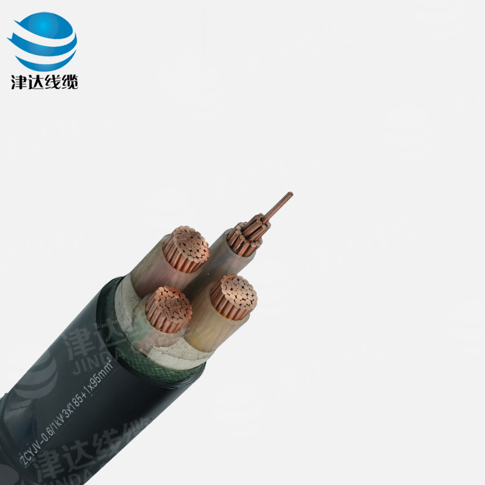 ZC-YJV 3*185+1*95銅芯交聯(lián)聚乙烯絕緣聚氯乙烯護套阻燃C類電力電纜