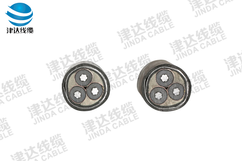 YJLV22 鋁芯鋼帶鎧裝交聯(lián)聚乙烯絕緣聚氯乙烯護套電力電纜